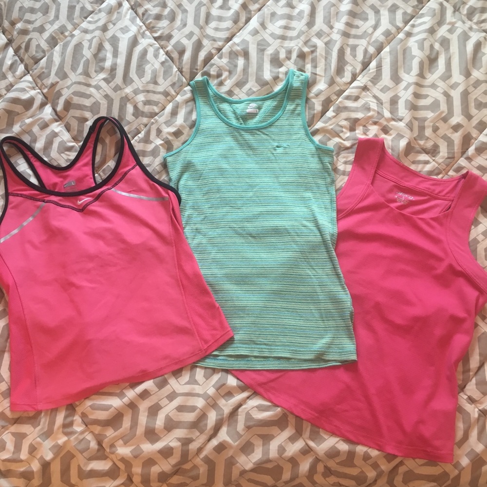 ⭐️SALE Set of 3 Nike and BCG Athletic Tank Tops
